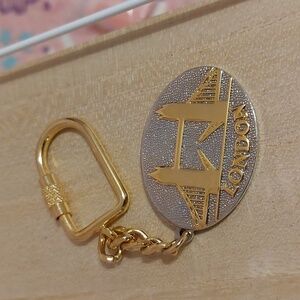 London Bridge Keyring Keychain Fob Gold Silver